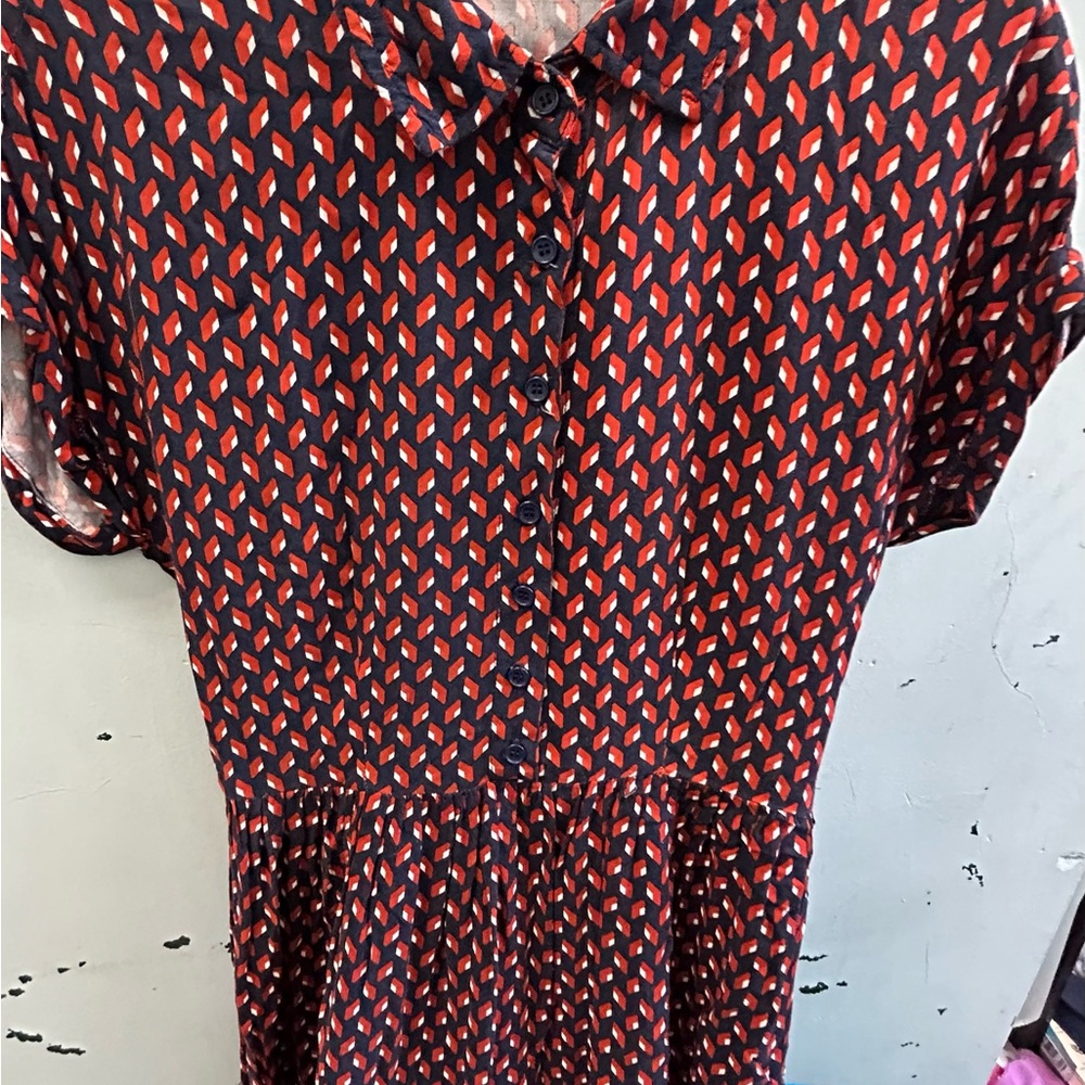 Bebop red/white /blue casual dress
